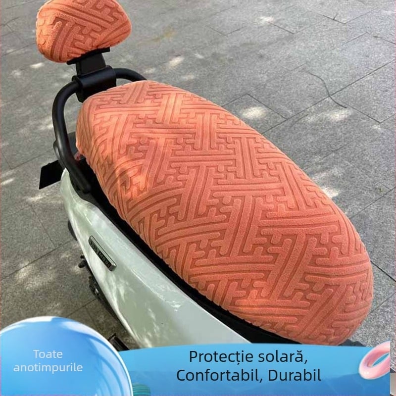 Husă elastică pentru șezutul vehiculelor electrice, universală pentru biciclete, scutere și motociclete, protecție solară, antiderapant, pentru toate sezoanele