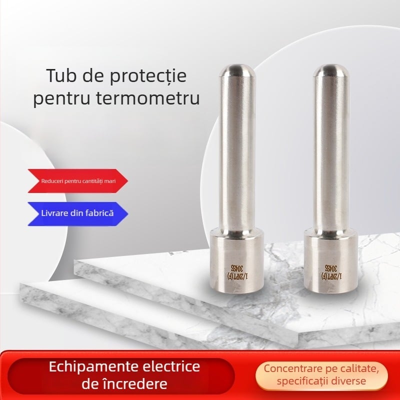 Teacă protectoare pentru termometru, teacă bi-metalică și teacă cu flanșă