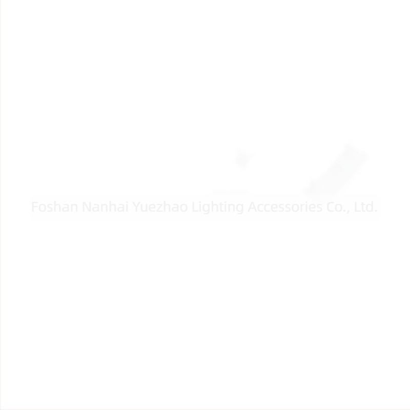 Lumină liniară 0809 cu capac final pentru iluminat dulap/șifonier – fără lampă principală; lampă pentru vinotecă, lampă oglindă, lampă de masă, lampă de noptiere