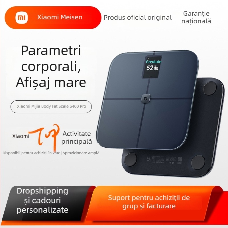 Cântar pentru grăsime corporală S400Pro – inteligent, precis, pentru uz casnic, pentru pierderea în greutate, femei