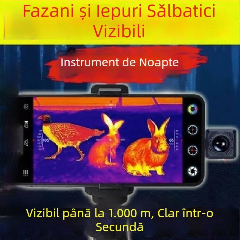 Dispozitiv HD de viziune nocturnă cu infraroșu pentru observarea păsărilor, imager termic pentru smartphone, echipament pentru exterior