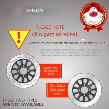 VEISON/Vishon DX3 Lacăt de disc pentru motociclete și vehicule electrice – aliaj de zinc de înaltă calitate