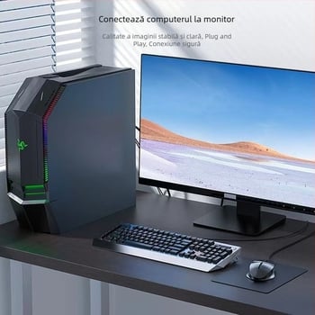 Cablu VGA 1,5 m pentru PC, monitor, proiector și TV