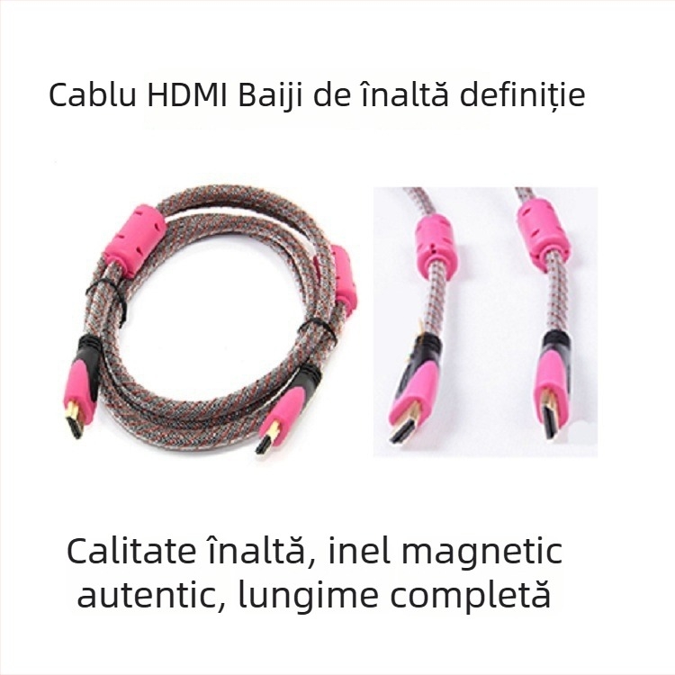 Cablu HDMI 4K, 3D HD, 1,5–20 m, pentru calculator, televizor și decodor