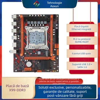 Ang Xun placă de bază X99 pentru desktop, C612, soclu LGA 2011-3, memorie DDR3 dual‑channel, suport procesoare 2666/2673V3, model X99-P3X-V1.01