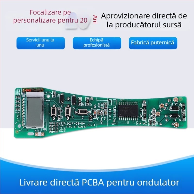 PCB cu două fețe din cupru pentru placa de control a alimentării, pentru aparat de îndreptat părul și ondulator