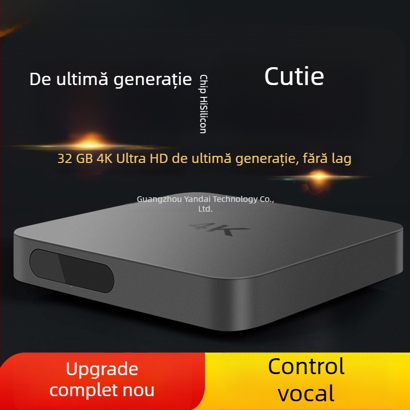 Cutie TV inteligentă, fără fir, 4K, set‑top box de rețea cu oglindire a ecranului, potrivită pentru playere