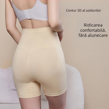 Chiloți de maternitate fără cusur, talie înaltă, susținere 3D a burții, mărime plus, colanți two-in-one cu crotch extins