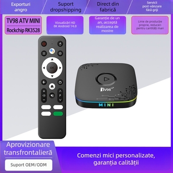 Tv98 ATV Mini Set-Top Box Android 14, Dual-Band, HDMI, Media Player 8K