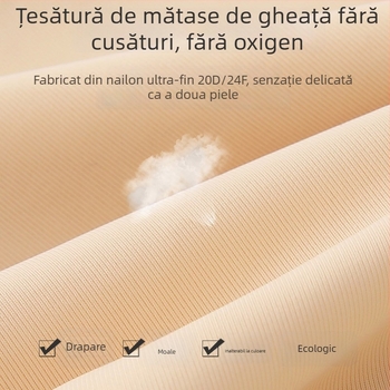 Șorturi de siguranță pentru femei, din fibre ice silk, subțiri pentru vară, cu bază din dantelă, pentru purtare la exterior, mărime mare
