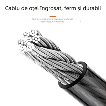 Lacăt pentru bicicletă de munte cu cod anti-furt, cablu din oțel portabil pentru biciclete electrice, accesorii pentru bicicletă