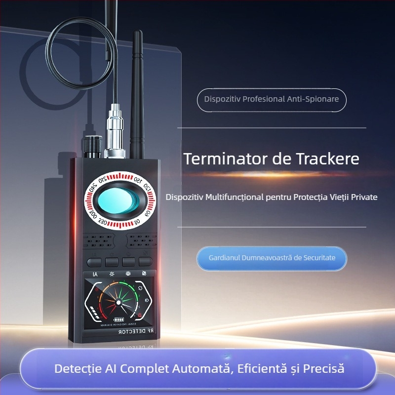 K68S Detector de camere ascunse cu GPS – anti-spionaj, anti interceptare și anti urmărire