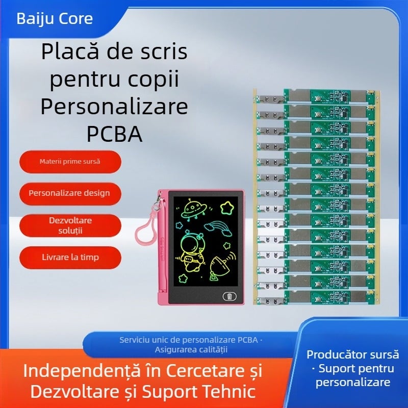 Mini tablă de desen pentru copii, placă PCBA de control, PCB prelucrată cu precizie, circuit în stoc