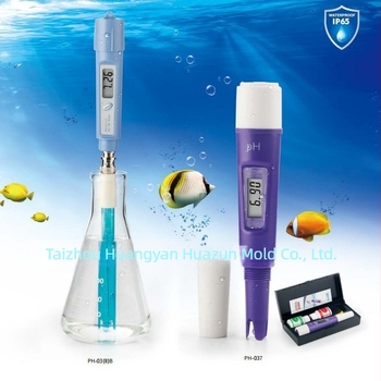 Huazun Instrument pH-metru de tip stilou PH-037 Portabil, precizie înaltă