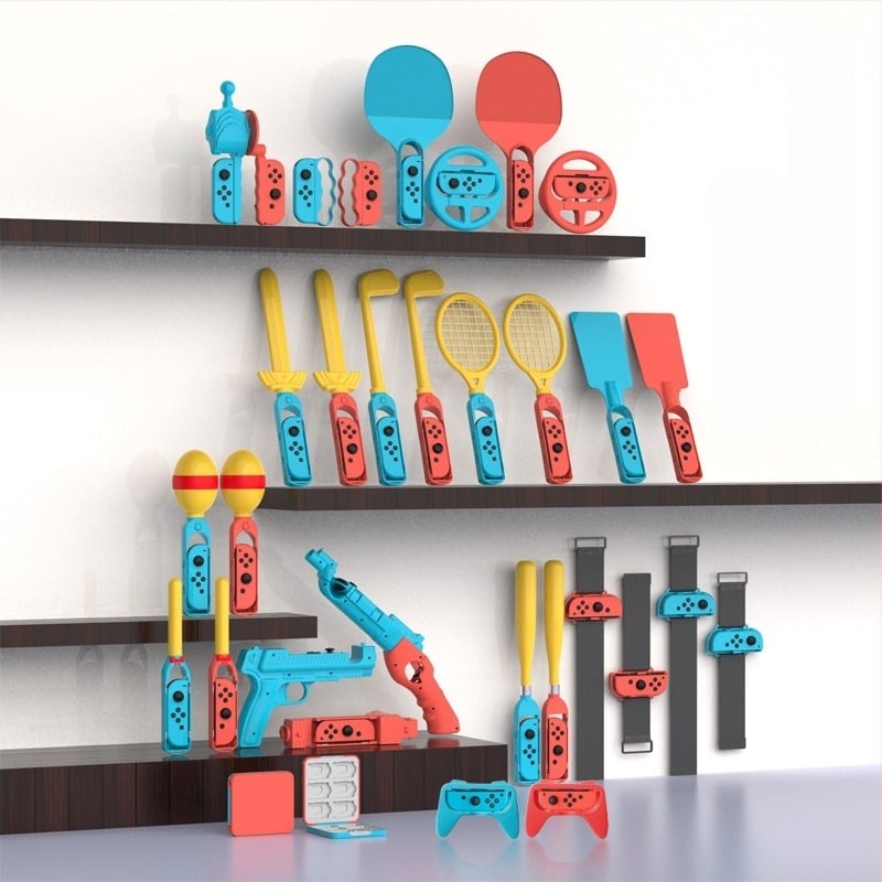 Ajitomo set sport 33 în 1 senzorial pentru Joy-Con NSOLED