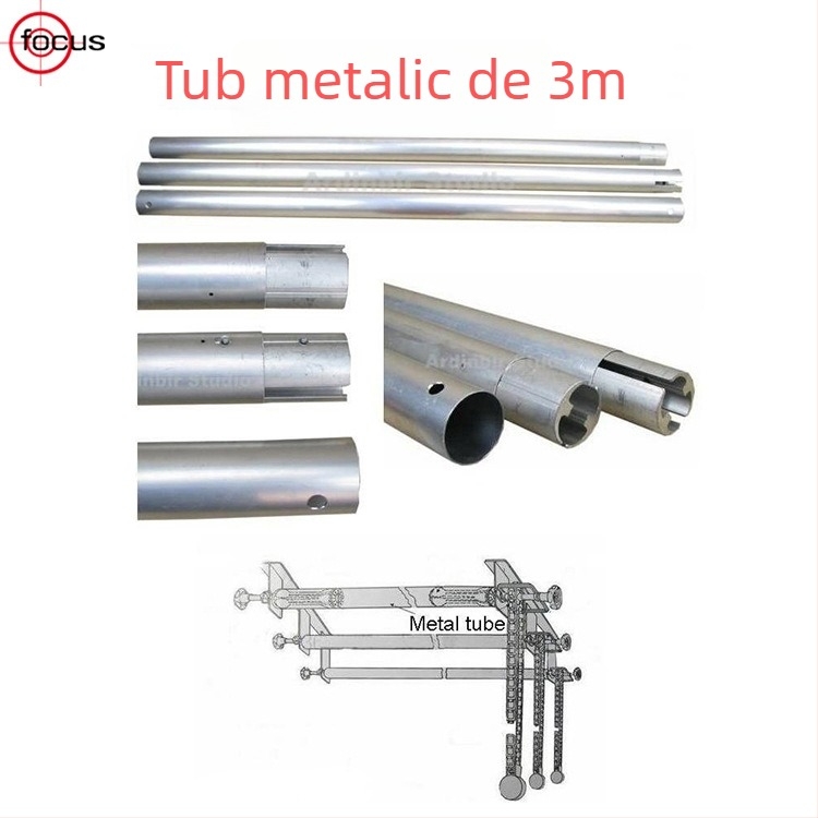 Transversă din aluminiu de 3 m pentru cadrul de fundal – suport foto pentru fundal cu lift manual/electric