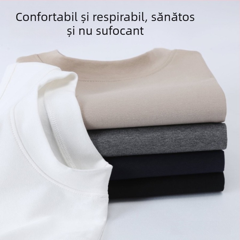 Top damă fără mâneci din bumbac ribat, cu guler semi înalt, croială slim, potrivit pentru a fi purtat în straturi sau singur, senzație premium din bumbac 100%.