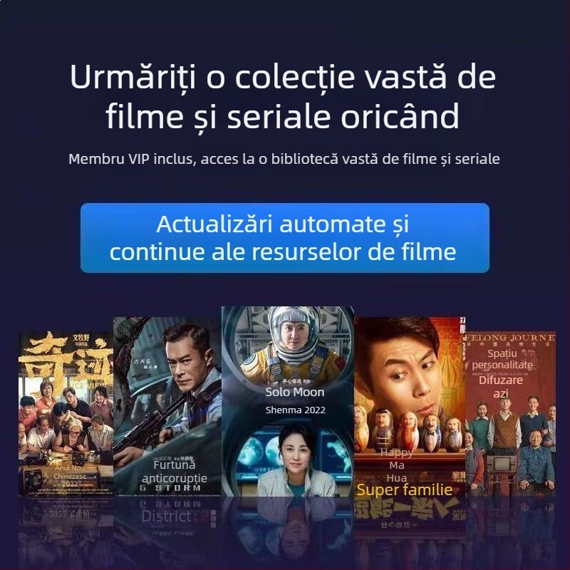 Set-top box noul model 2025 cu Wi-Fi 4K