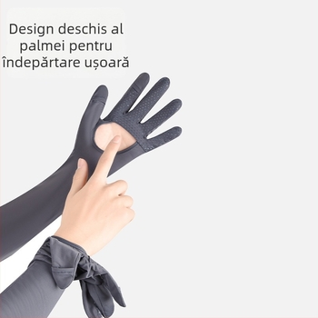 Manșete UV pentru femei, din Ice Silk, pentru protecție în aer liber vara