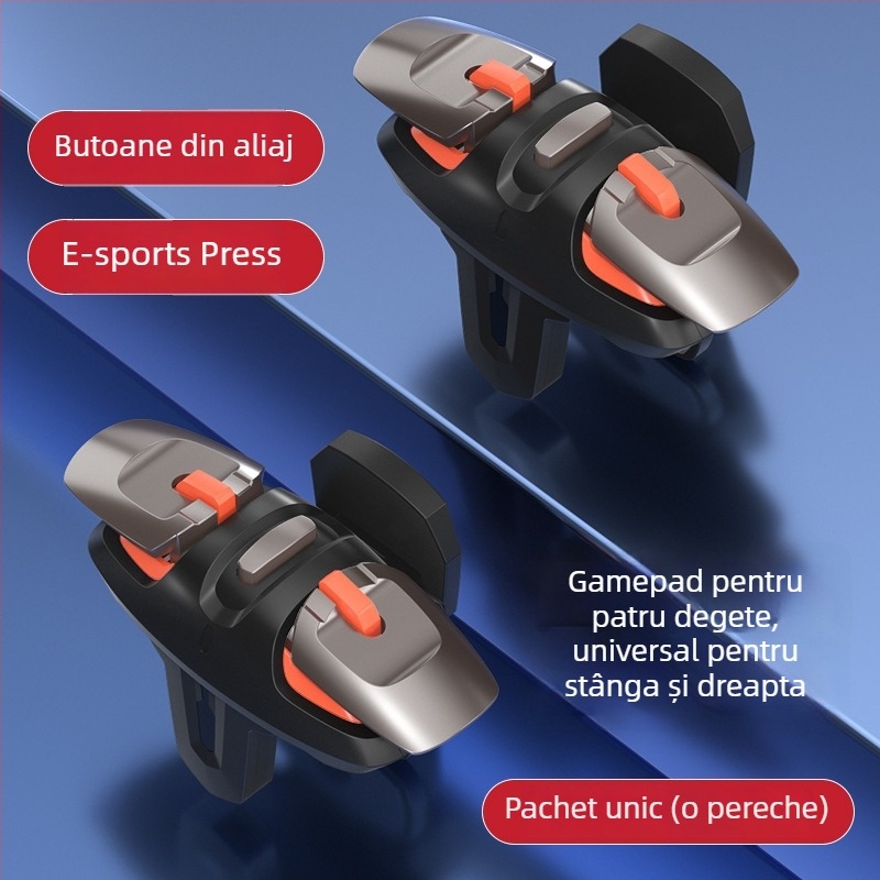 Controler de joc mobil de a treia generație, butoane din aliaj mecanic și feedback de forță pentru iPhone și Android