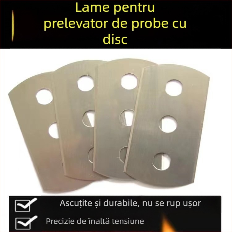 Lamă pentru probe de țesătură, lamă disc pentru eșantionare, lamă cu trei găuri, lamă de gravură disc, lamă pentru măsurarea greutății