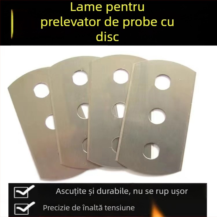 Lamă pentru probe de țesătură, lamă disc pentru eșantionare, lamă cu trei găuri, lamă de gravură disc, lamă pentru măsurarea greutății