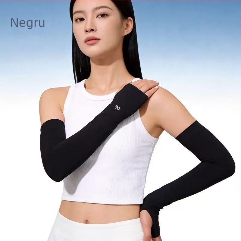Manșete UV din Ice Silk, model subțire de vară, unisex, pentru condus, sport și ciclism