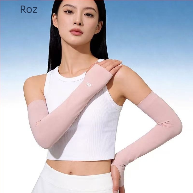 Manșete UV din Ice Silk, model subțire de vară, unisex, pentru condus, sport și ciclism
