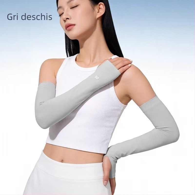 Manșete UV din Ice Silk, model subțire de vară, unisex, pentru condus, sport și ciclism