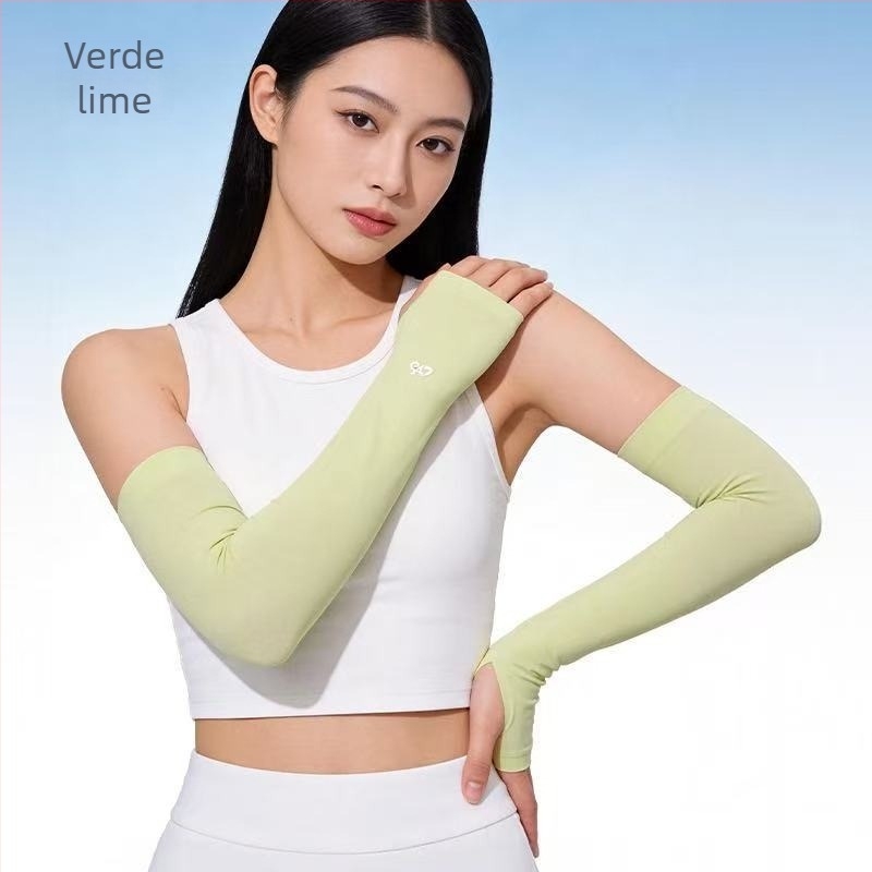 Manșete UV din Ice Silk, model subțire de vară, unisex, pentru condus, sport și ciclism