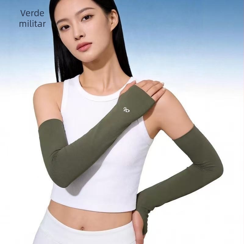 Manșete UV din Ice Silk, model subțire de vară, unisex, pentru condus, sport și ciclism