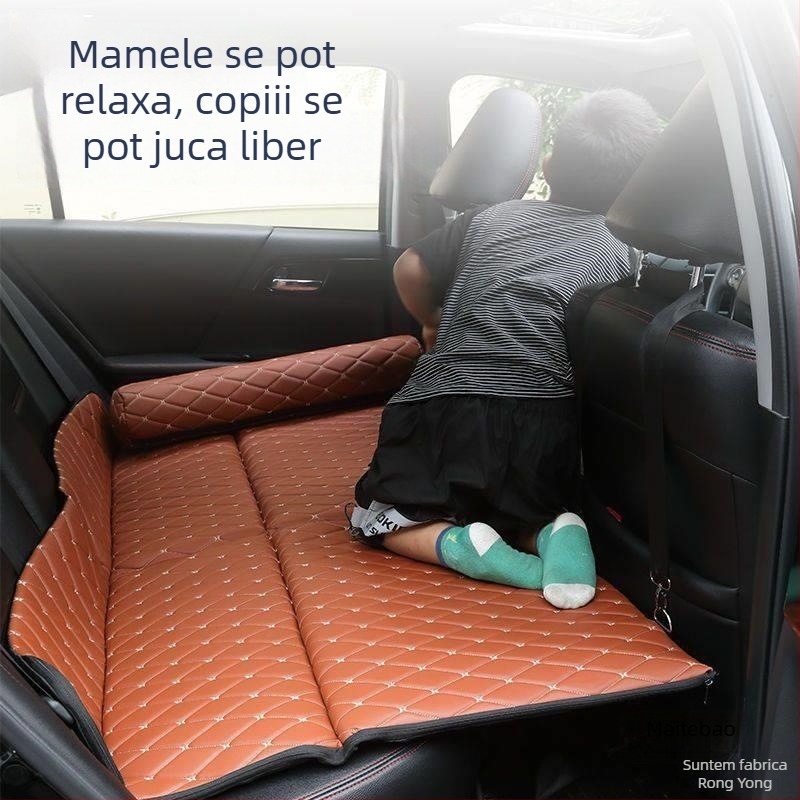 Saltea de dormit pentru bancheta din spate a mașinii | Pat de călătorie pentru mașină | Saltea pliabilă pentru mașină