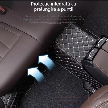 Covorașe de podea originale Nissan, cu bordură înconjurătoare, pentru Sylphy, X-Trail, Sunny, Qashqai, Teana și Tiida