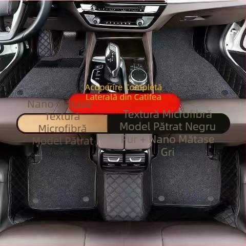 Covorașe de podea originale Nissan, cu bordură înconjurătoare, pentru Sylphy, X-Trail, Sunny, Qashqai, Teana și Tiida