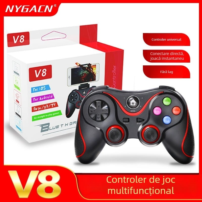 Controller de joc wireless V8 V13 X3 T3 pentru iOS, Android și Nintendo Switch