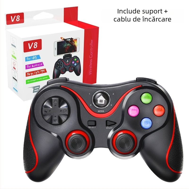 Controller de joc wireless V8 V13 X3 T3 pentru iOS, Android și Nintendo Switch