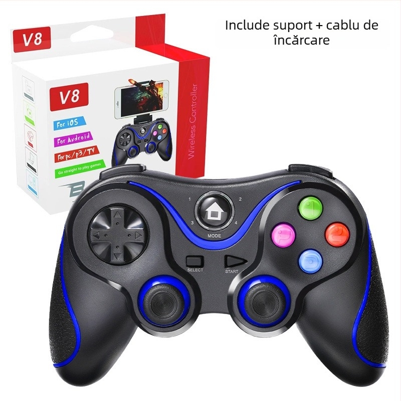 Controller de joc wireless V8 V13 X3 T3 pentru iOS, Android și Nintendo Switch