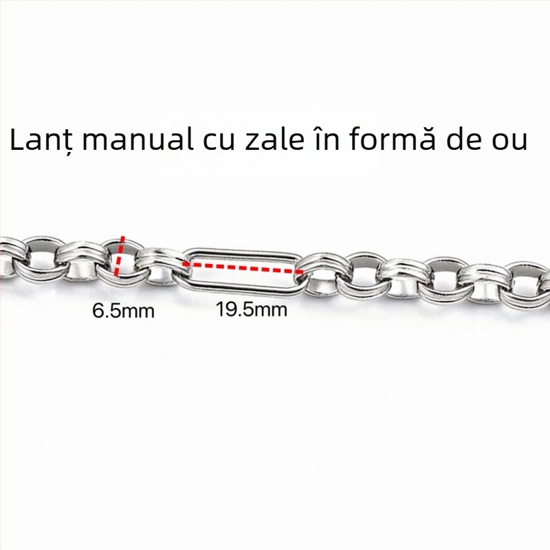 Stiluri variate de lanțuri din oțel inoxidabil, accesorii DIY și materiale pentru realizarea colierelor și brățărilor la modă