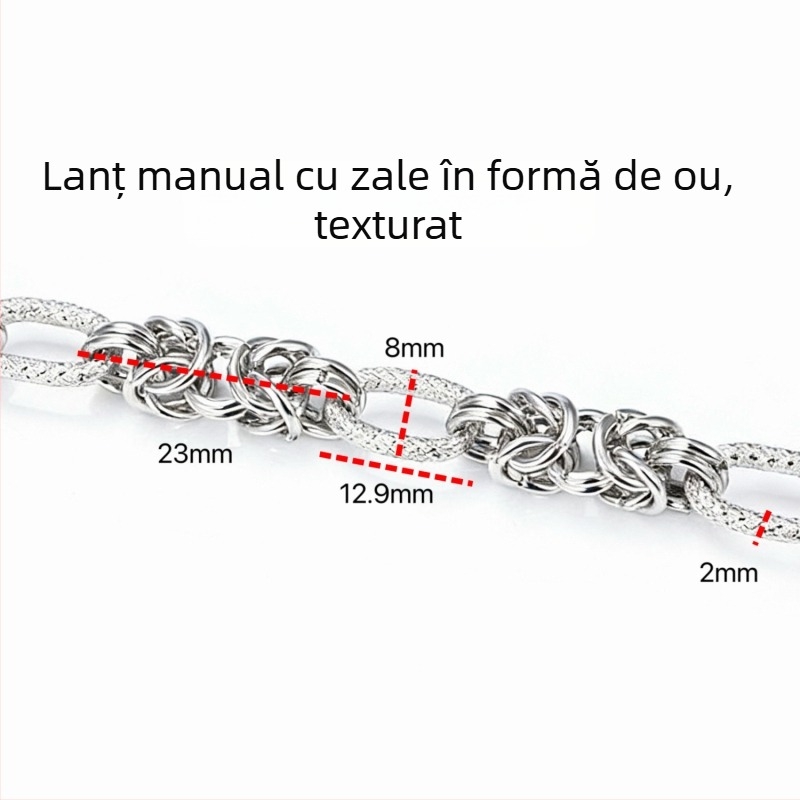 Stiluri variate de lanțuri din oțel inoxidabil, accesorii DIY și materiale pentru realizarea colierelor și brățărilor la modă