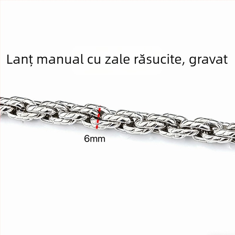 Stiluri variate de lanțuri din oțel inoxidabil, accesorii DIY și materiale pentru realizarea colierelor și brățărilor la modă