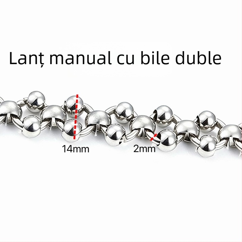 Stiluri variate de lanțuri din oțel inoxidabil, accesorii DIY și materiale pentru realizarea colierelor și brățărilor la modă