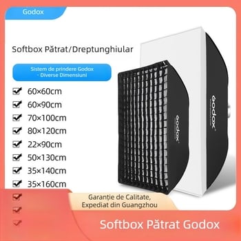 Softbox Shenniu 60×90 cm pentru fotografie – iluminare de studio pentru portret în interior