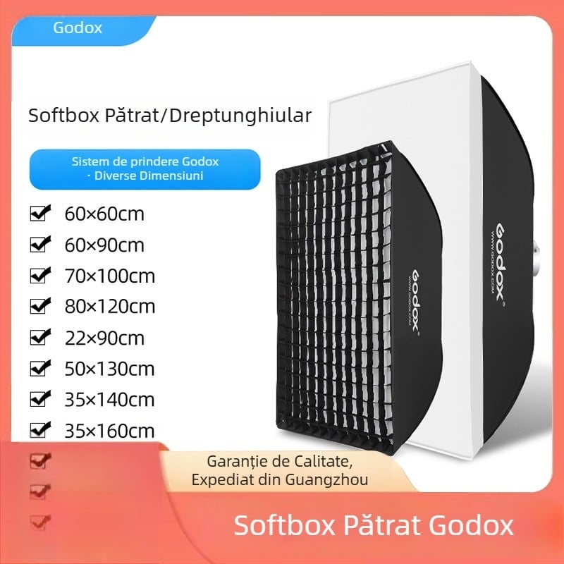 Softbox Shenniu 60×90 cm pentru fotografie – iluminare de studio pentru portret în interior