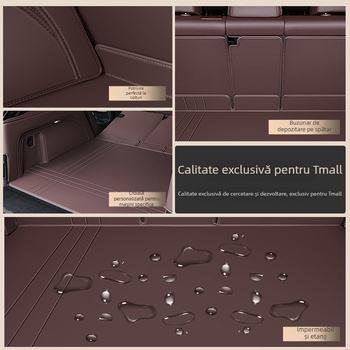Covor portbagaj din piele pentru Audi A4L A6L Q3 Q5 Q5L Q2 A3 A5 A7 – acoperire totală, potrivire personalizată