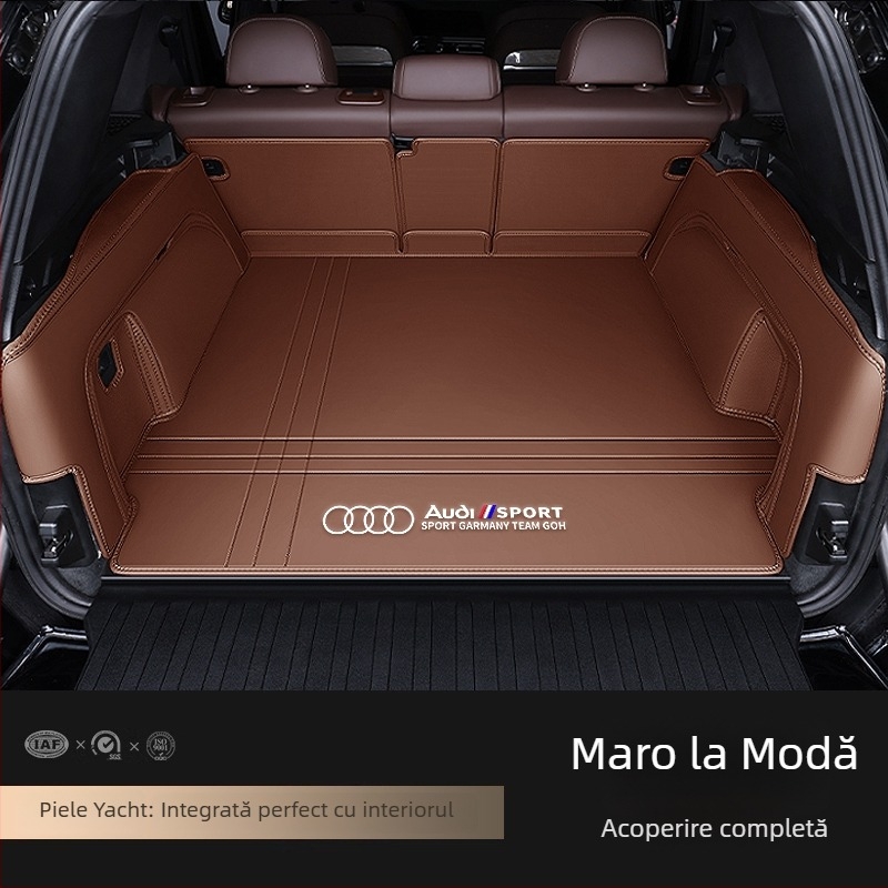 Covor portbagaj din piele pentru Audi A4L A6L Q3 Q5 Q5L Q2 A3 A5 A7 – acoperire totală, potrivire personalizată