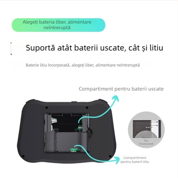 MT08 Mini tastatură iluminată cu Air Mouse, wireless 2.4 GHz, 78 taste