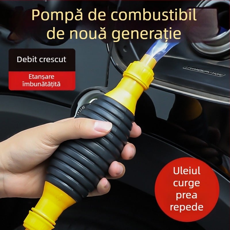 Pompa manuală de ulei pentru mașini și motociclete – auto-priming, debit mare, aspirație din bidon diesel, conductă de aspirație pentru uz casnic, devierea ureei