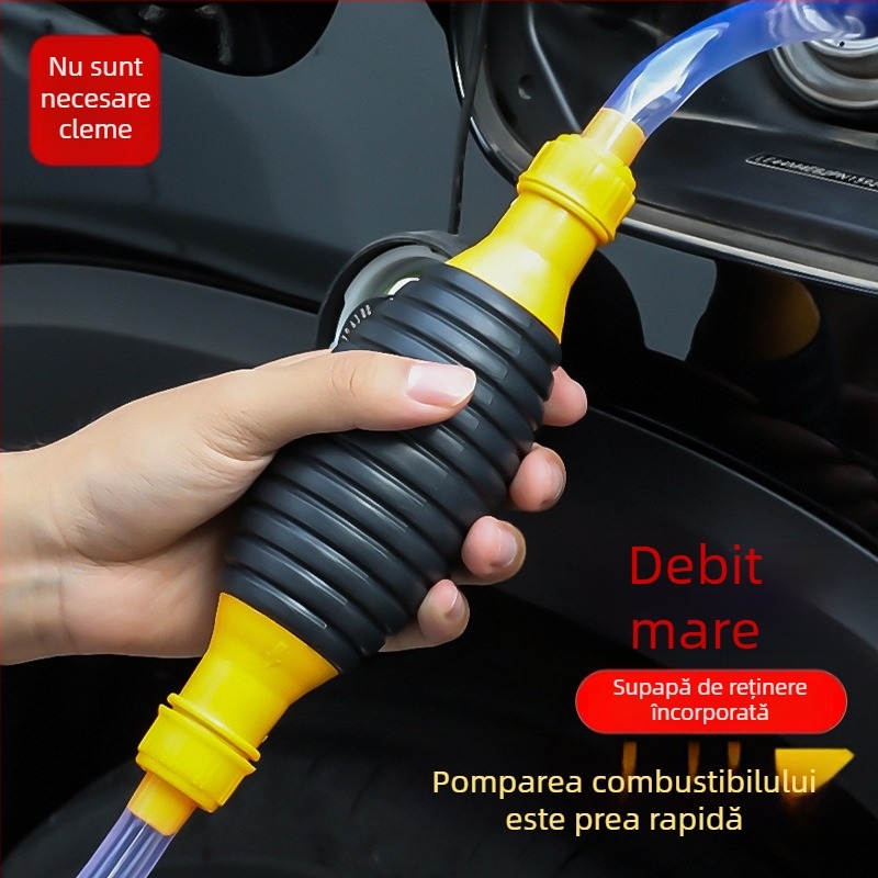 Pompa manuală de ulei pentru mașini și motociclete – auto-priming, debit mare, aspirație din bidon diesel, conductă de aspirație pentru uz casnic, devierea ureei