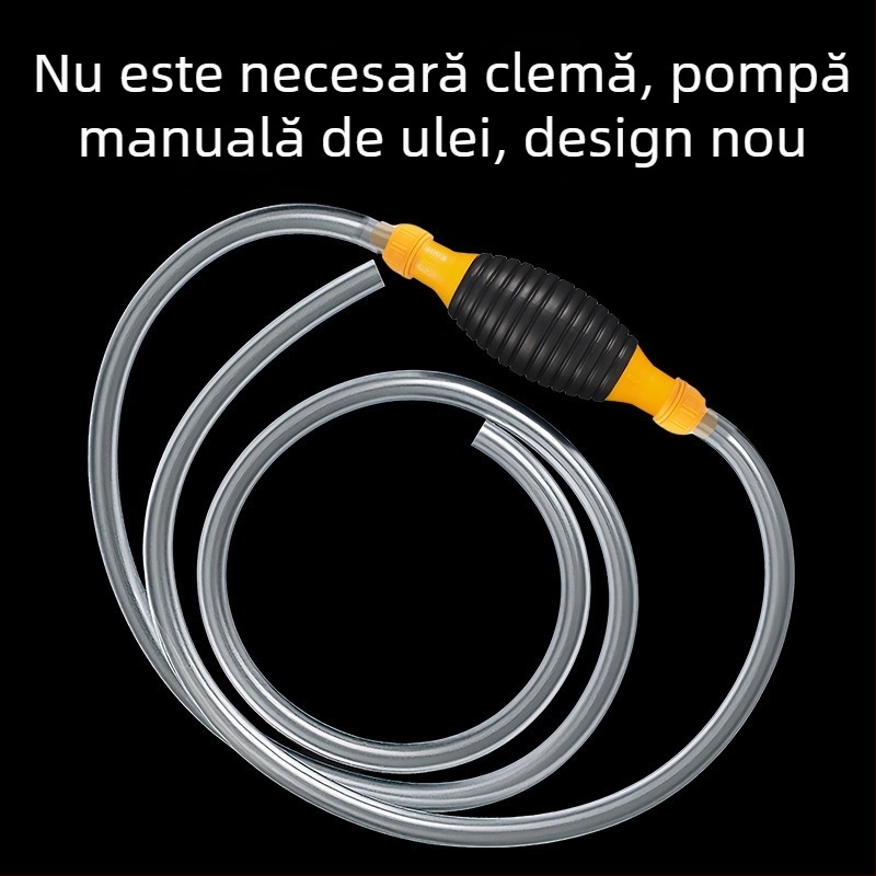 Pompa manuală de ulei pentru mașini și motociclete – auto-priming, debit mare, aspirație din bidon diesel, conductă de aspirație pentru uz casnic, devierea ureei
