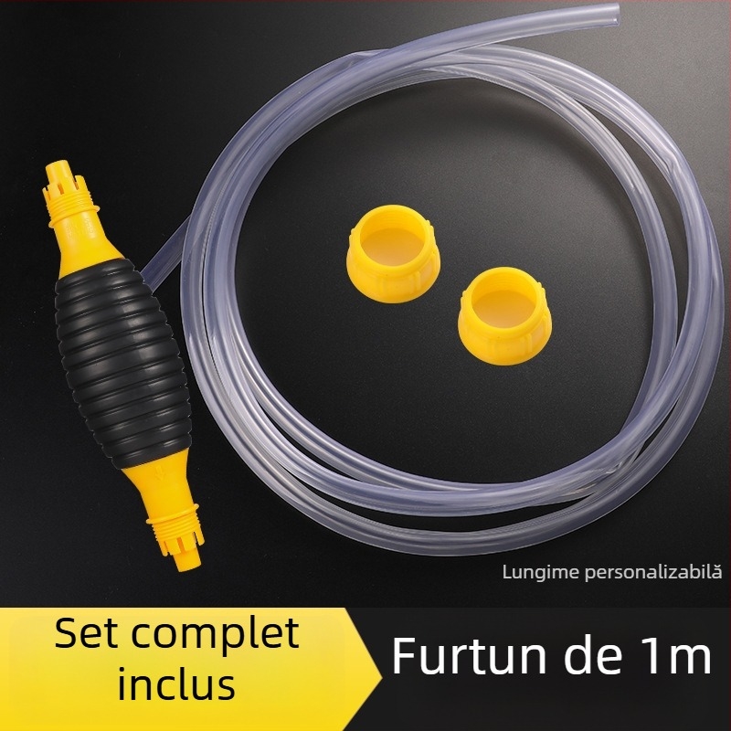 Pompa manuală de ulei pentru mașini și motociclete – auto-priming, debit mare, aspirație din bidon diesel, conductă de aspirație pentru uz casnic, devierea ureei